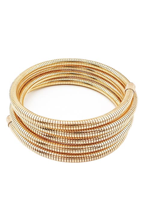 Flexible Coil Stack Bracelet