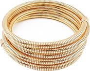 Adornia Flexible Coil Stack Bracelet