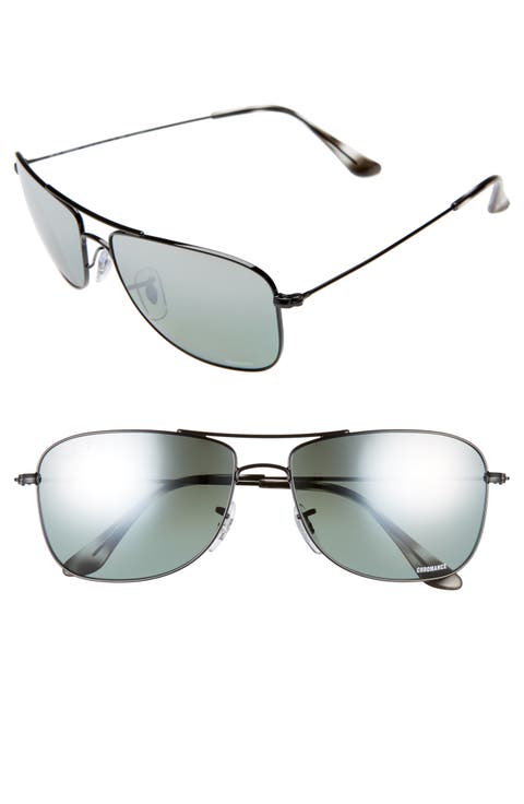 Tech 59mm Polarized Sunglasses