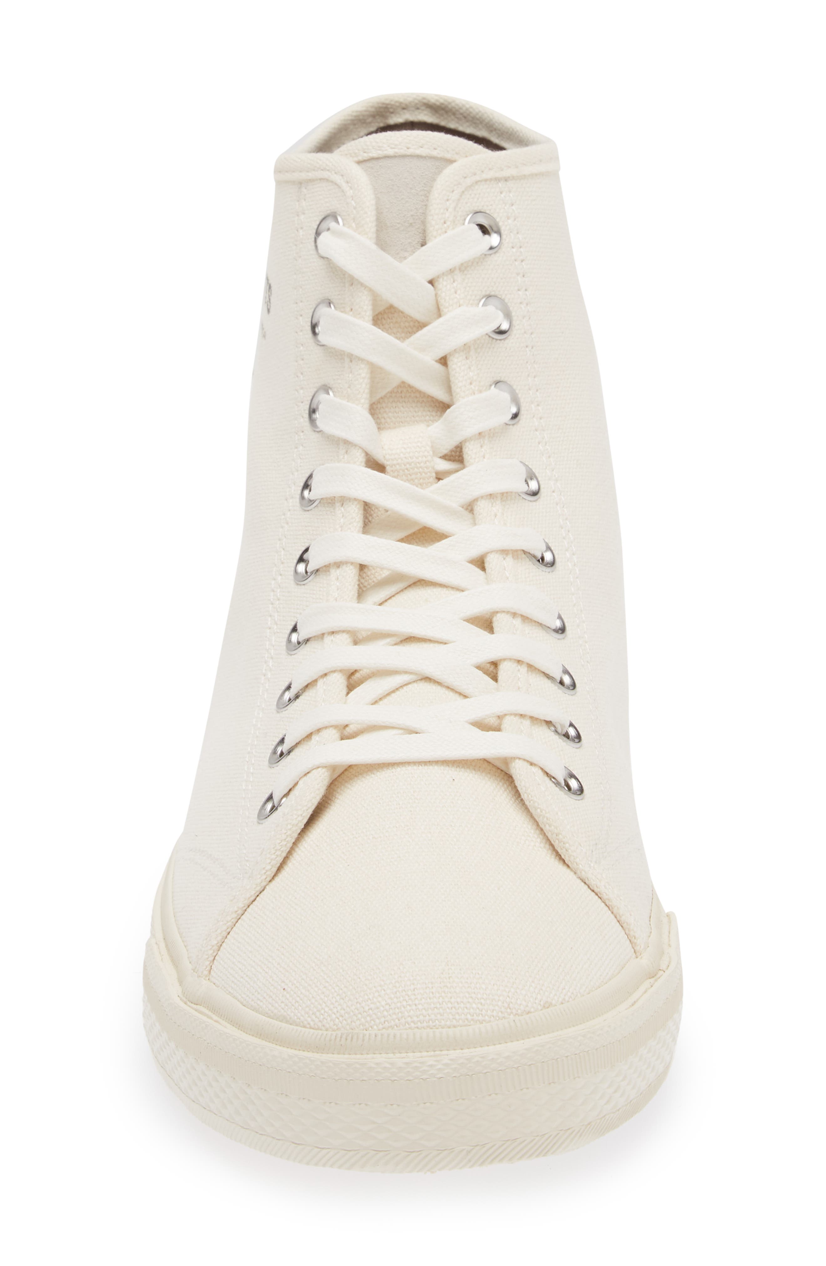 Underground High Top Canvas Sneaker, Alternate, color, OFF WHITE