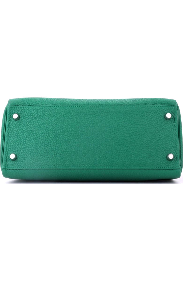 Pre-Owned Hermes Kelly Handbag Green Togo with Palladium Hardware 28, Alternate, color, Vert Vertigo