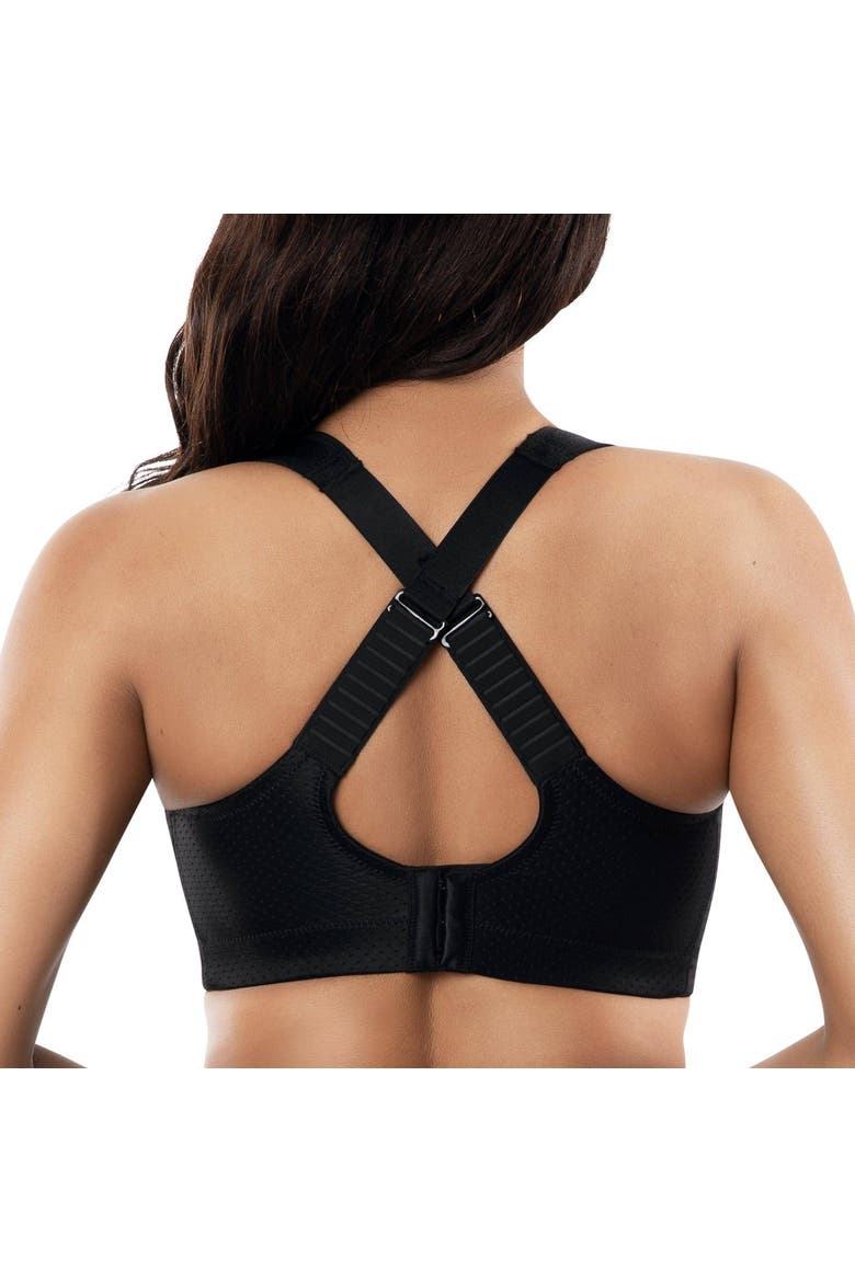 Active Full Bust Unlined Sports Bra, Alternate, color, Black