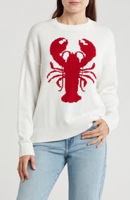 Vigoss Lobster Pullover Sweater