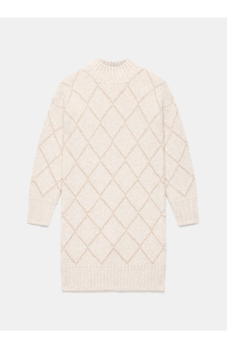 MINT VELVET Sequin Knit Mini Dress, Alternate, color, Neutral