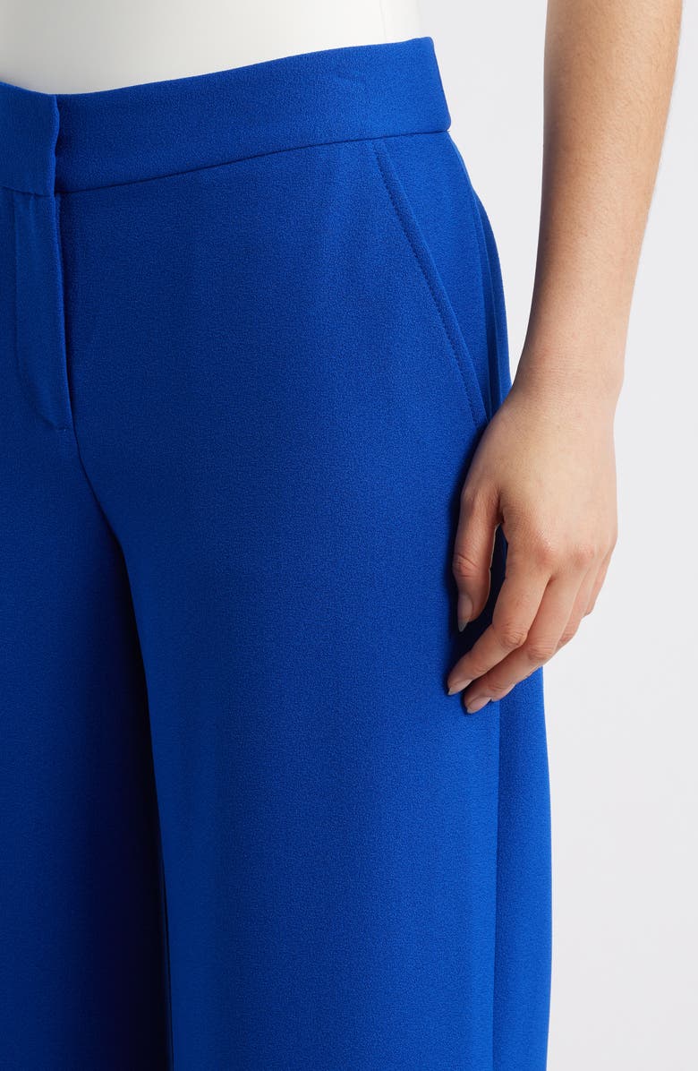 Tahari ASL Wide Leg Pants, Alternate, color, Cobalt