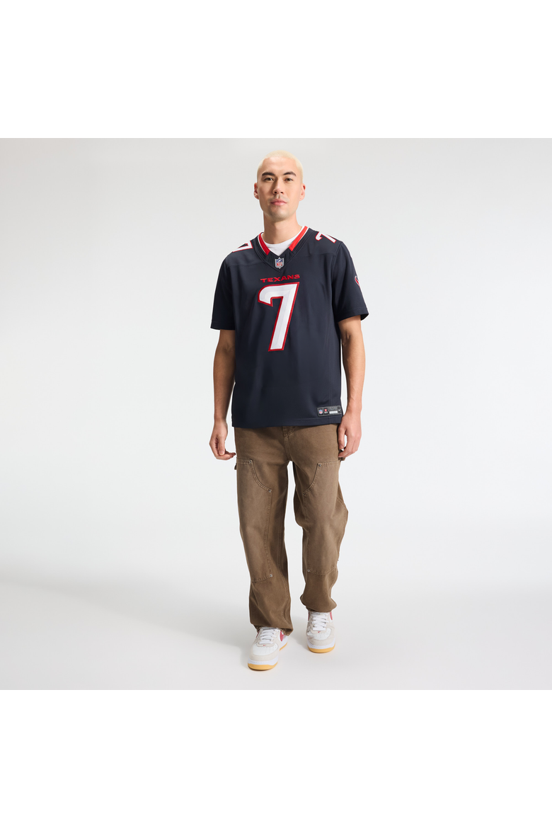 Men's Nike C.J. Stroud Navy Houston Texans Team Vapor F.U.S.E. Stitched Limited Jersey, Alternate, color, Navy