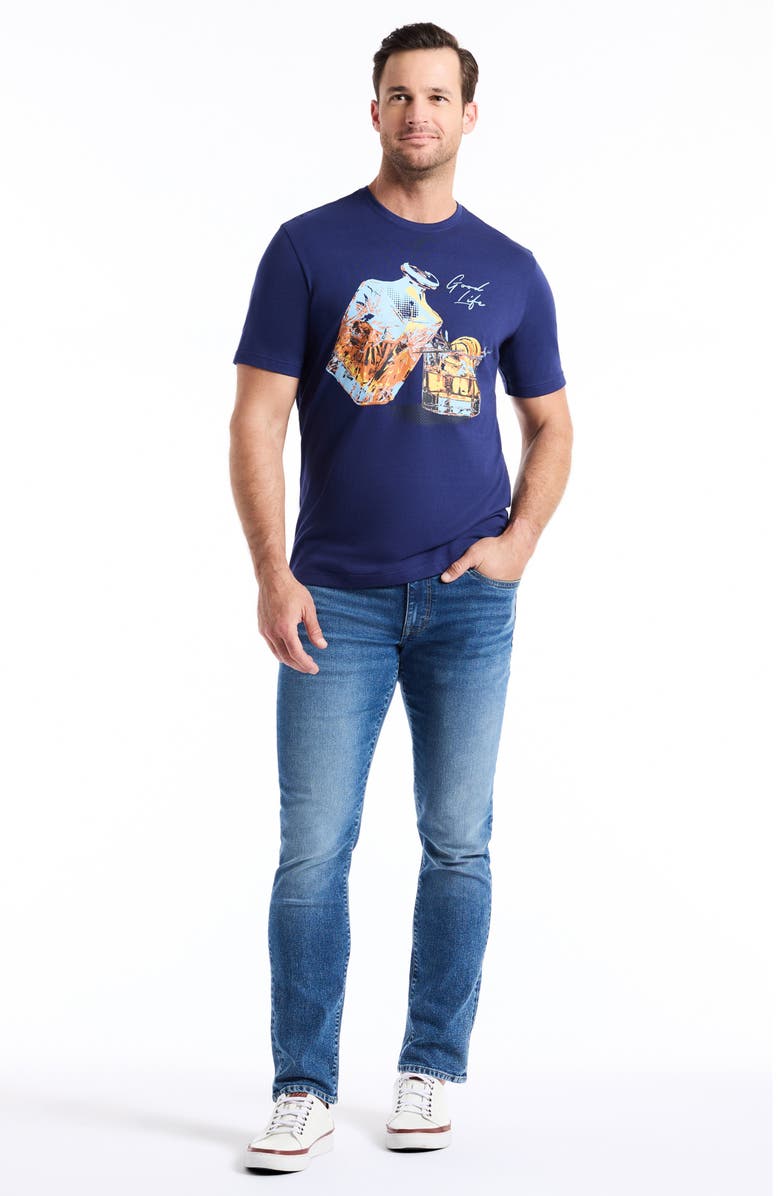 Robert Graham Barrel Aged Whiskey Graphic T-Shirt, Alternate, color,