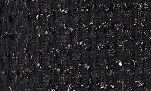 Marina Rinaldi Fungo Metallic Tweed Jacket In Black