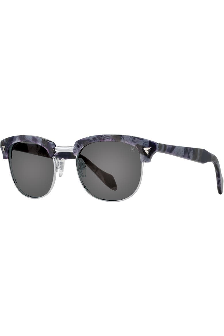 Sirmont 53mm Wayfarer Nylon Non Polarized, Alternate, color, Gravel Silver - GYN