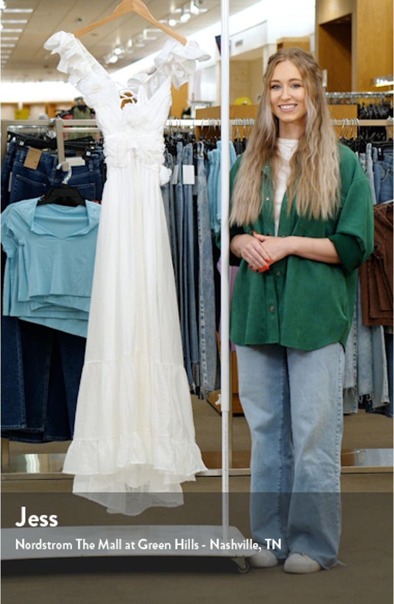 Josey Ruffle Dress, sales video thumbnail