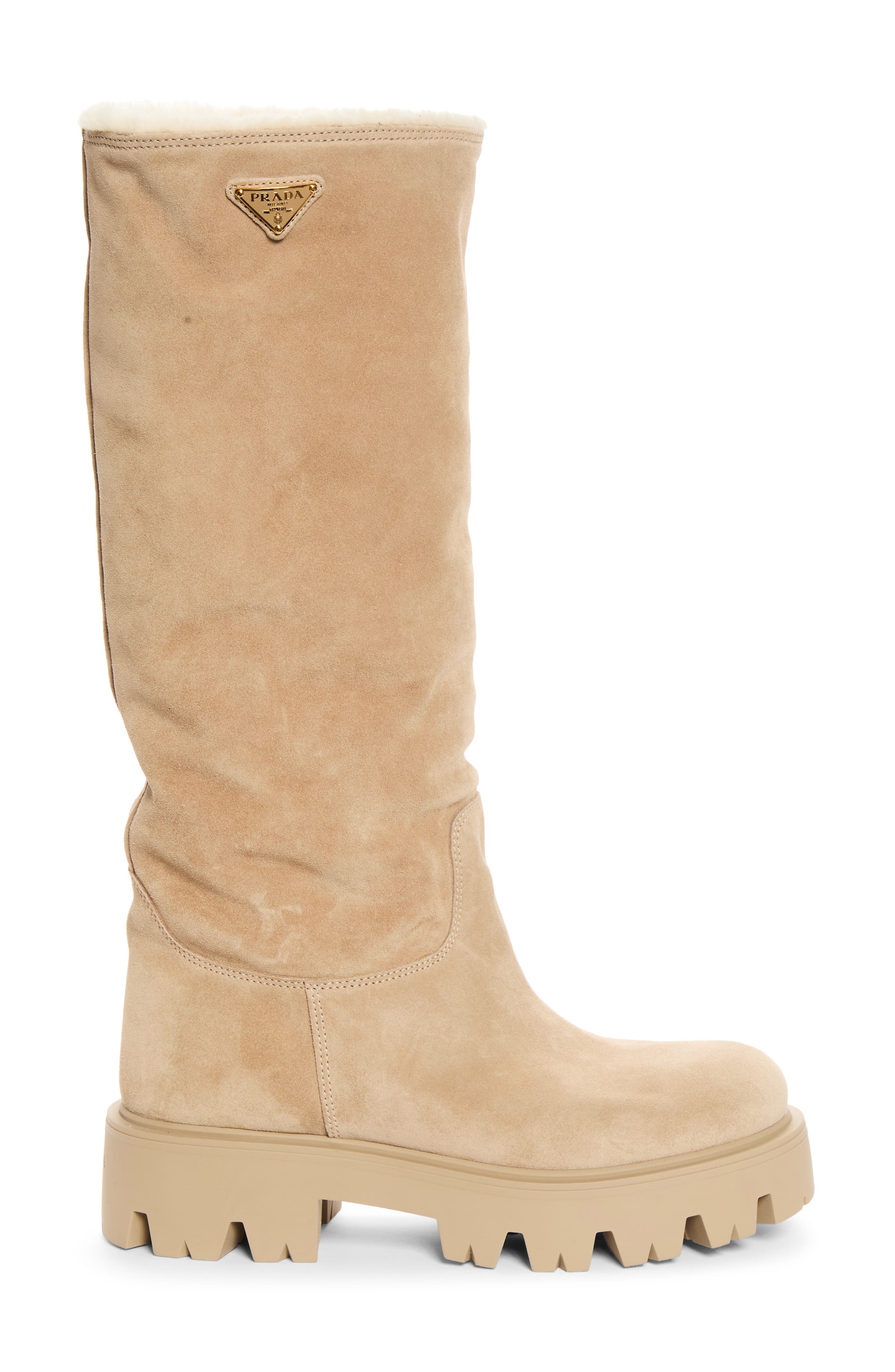 Genuine Shearling Boot, Alternate, color, F0F24 DESERTO