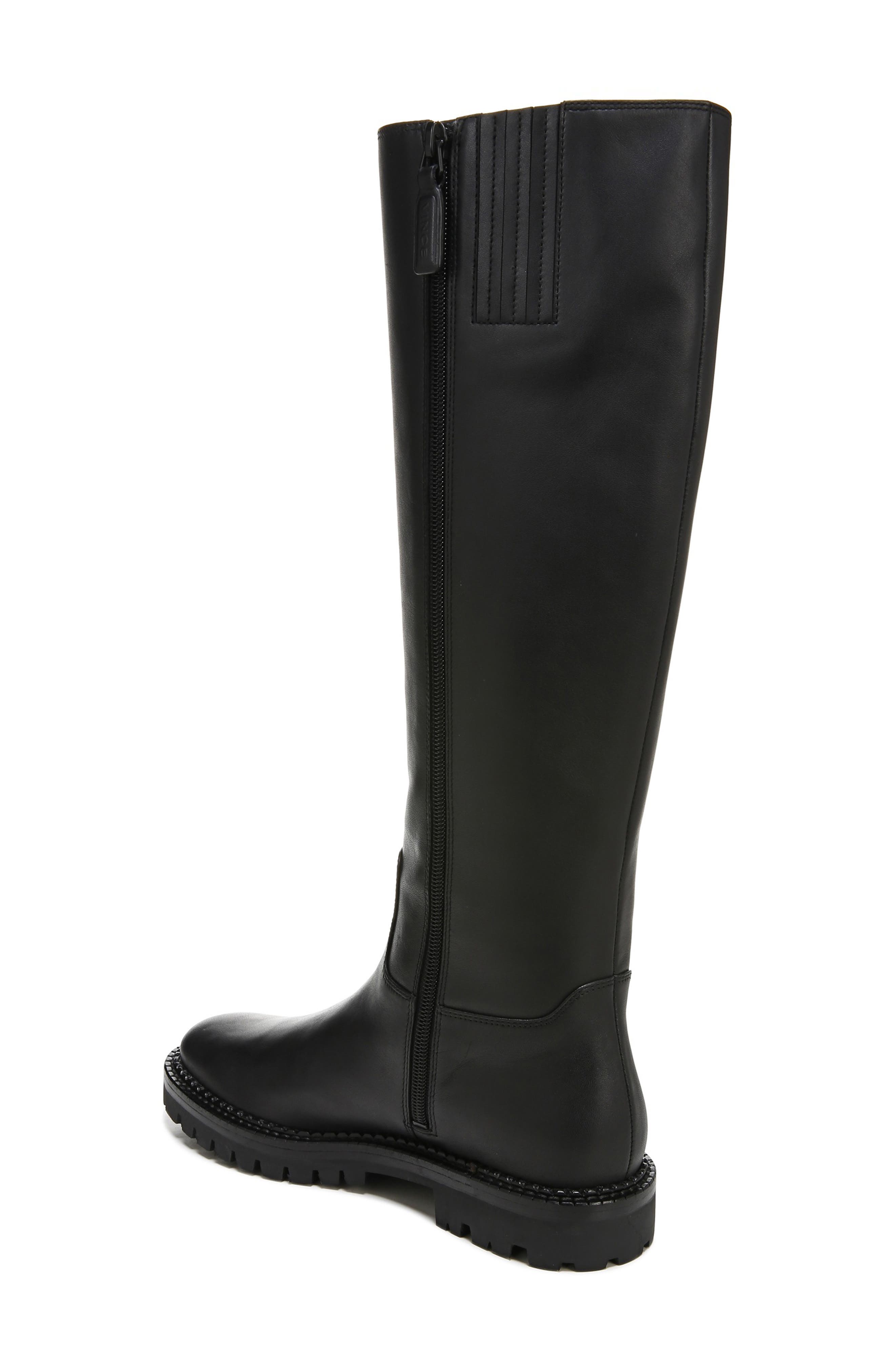 Vince Collin Water Resistant Knee High Lug Boot, Alternate, color, 