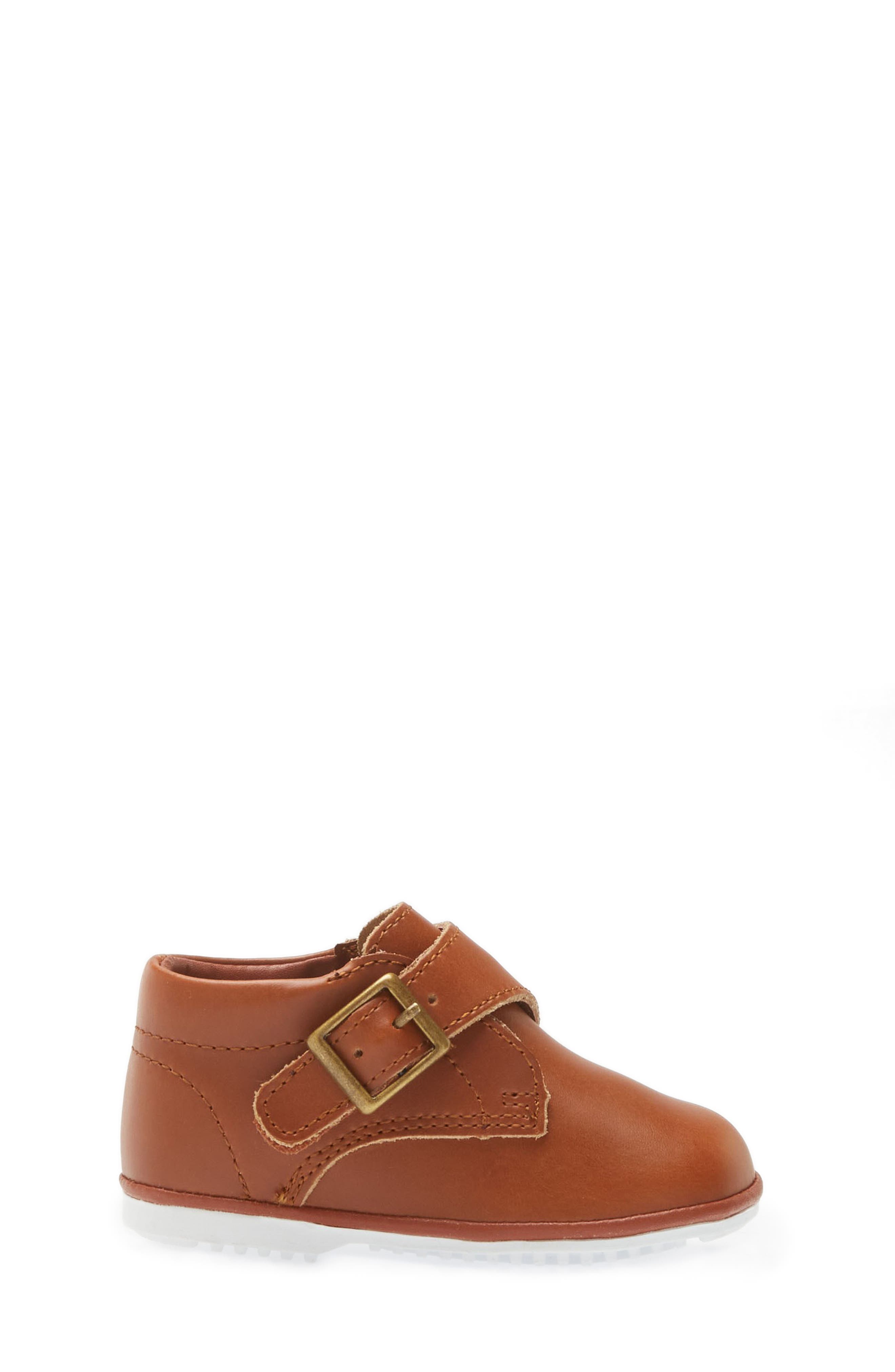 Finch Crib Shoe, Alternate, color, COGNAC