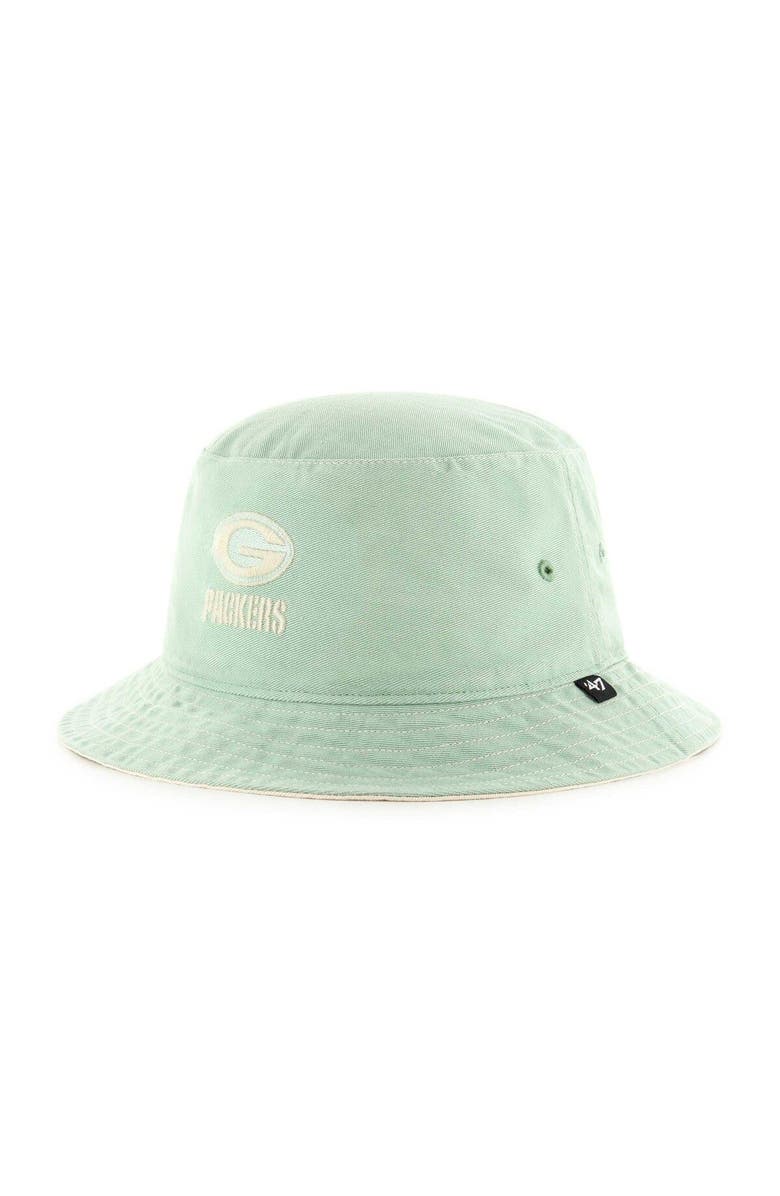 '47 Men's '47 Green Green Bay Packers Trailhead Bucket Hat, Main, color, 