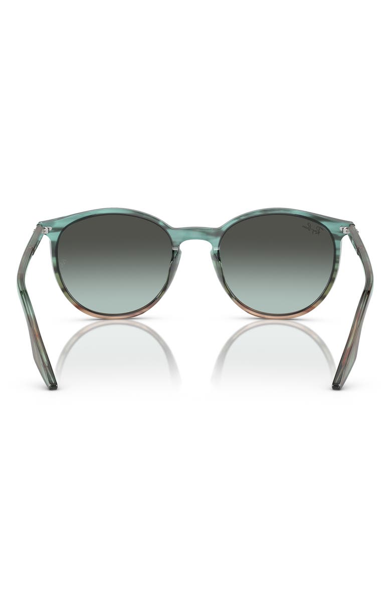 Ray-Ban 54mm Phantos Polarized Gradient Round Sunglasses, Alternate, color, Blue