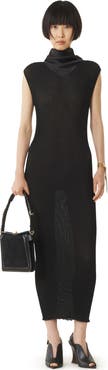 Lanvin Pleated Jersey Dress