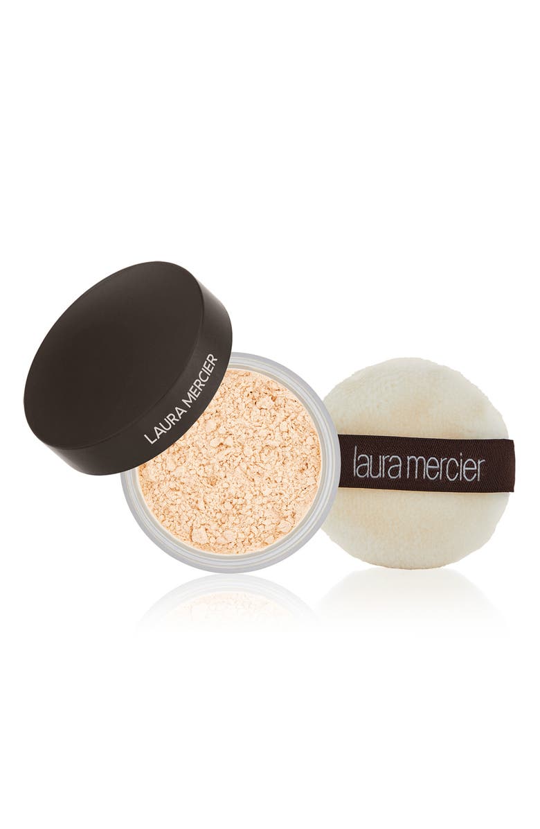 Laura Mercier Make it Matte Translucent Loose Setting Powder & Velour Puff, Main, color, 