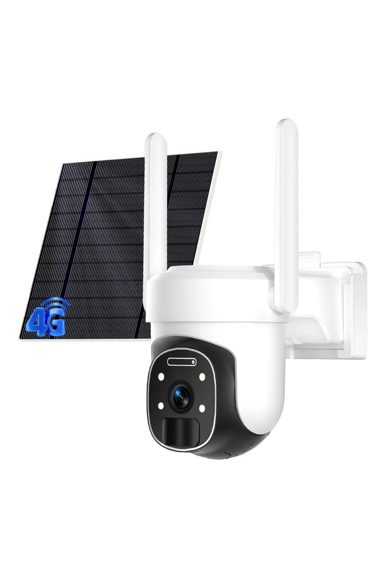 Solar Security Camera, Main, color, White