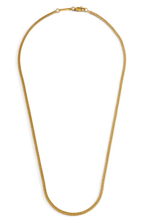 Men's Fox Tail Chain Necklace