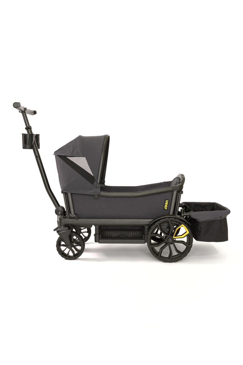 All-Terrain Cruiser 2-Seater Stroller Wagon Bundle, Main, color, BLACK