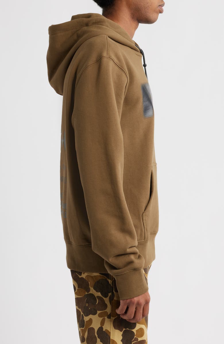 RtA Dion Teak Radio House Graphic Hoodie, Alternate, color, Teak Radio House