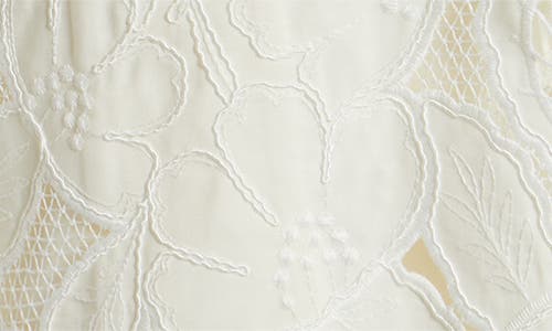 Hugo Boss Boss Jonara Lace Blazer In White Broderie Anglaise