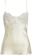 Chloé Lace Trim Silk Satin Camisole