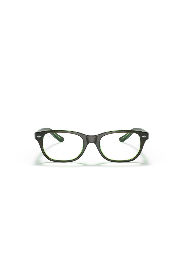 46mm Square optical glasses, Alternate, color, Brown