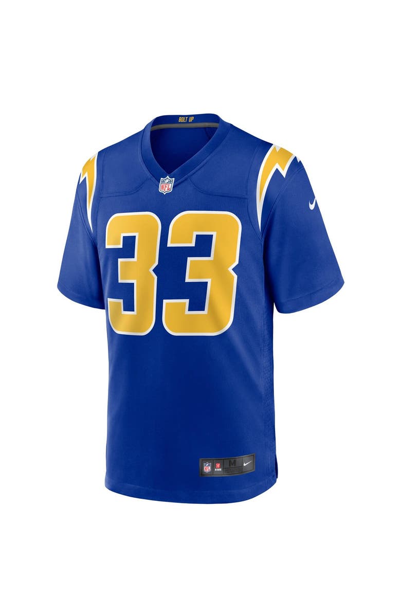 Nike Men's Nike Derwin James Royal Los Angeles Chargers 2nd Alternate Game Jersey, Alternate, color, 