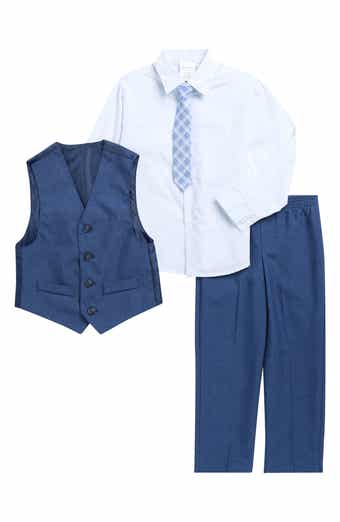 VAN HEUSEN Kids' Button-Up Shirt, Tie, Vest & Pants Set
