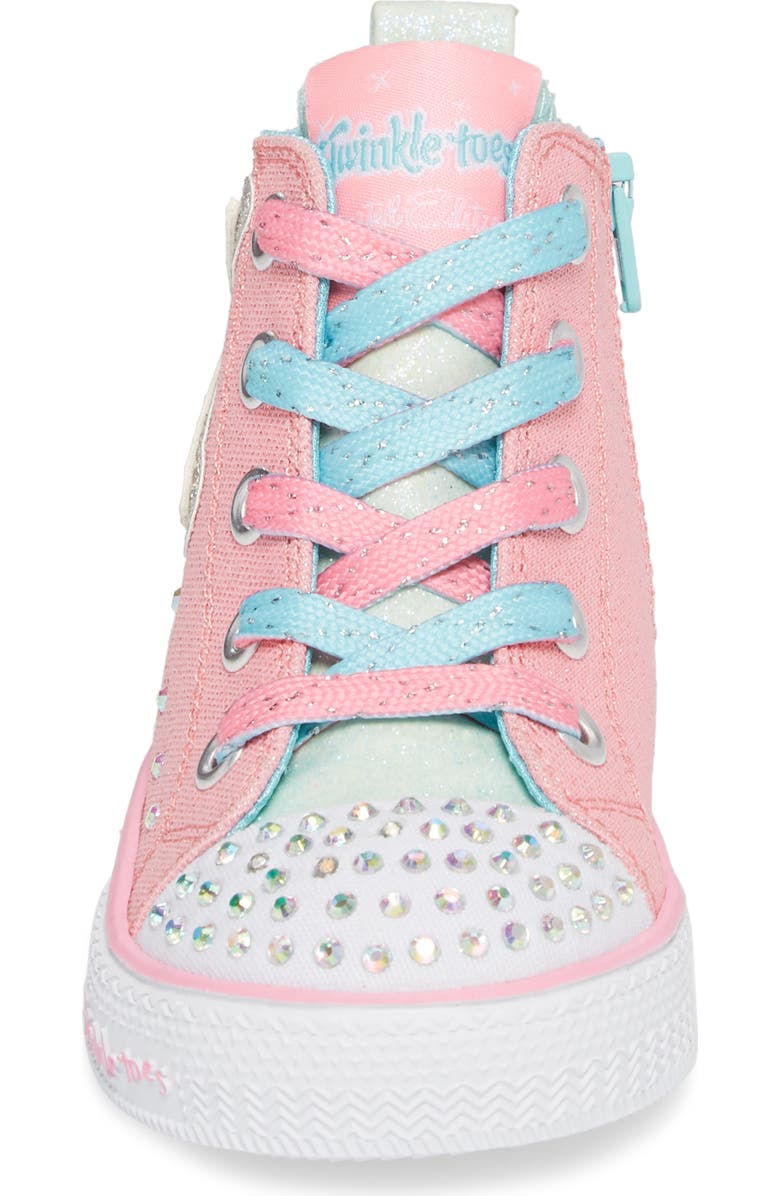SKECHERS Twinkle Toes Unicorn Light-Up Sneaker, Alternate, color,