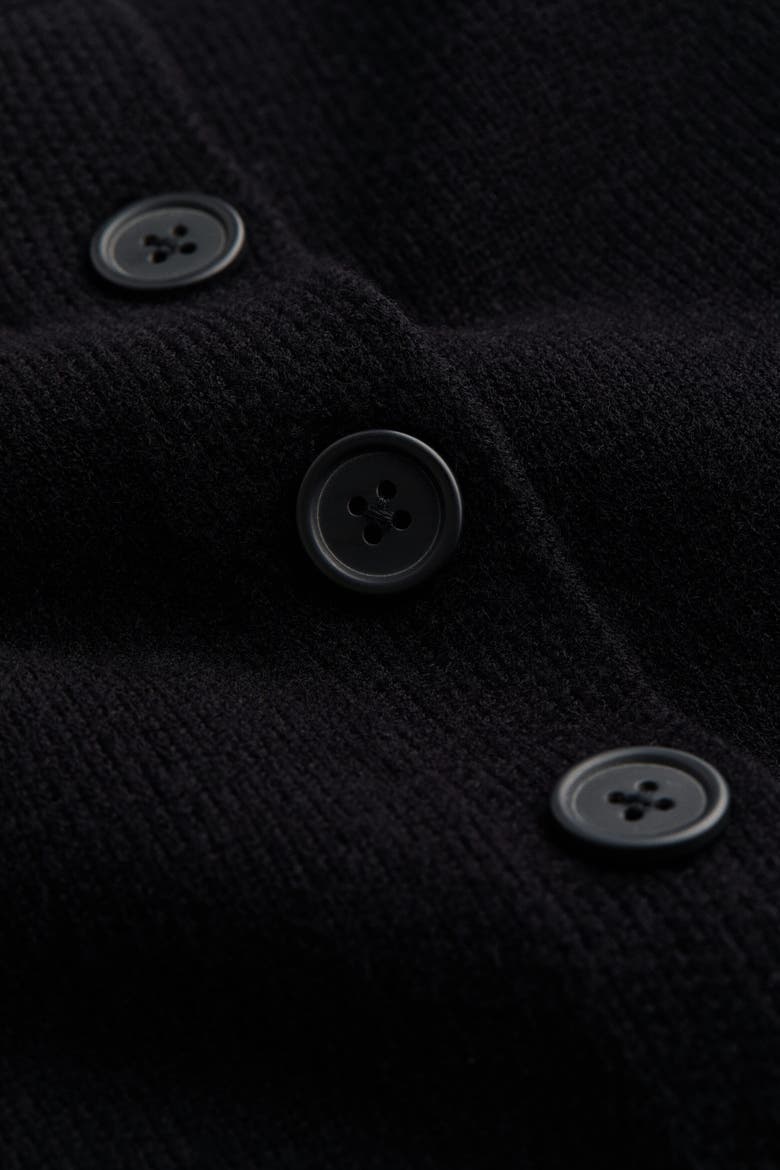 Viscose-blend Cardigan, Alternate, color, Black
