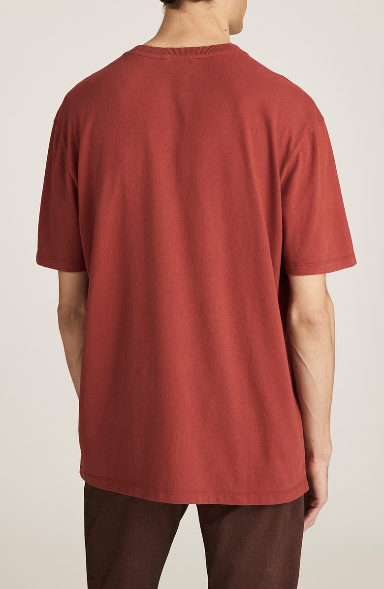 Mavi Jeans Short Sleeve Cotton T-Shirt, Alternate, color, Barn Red