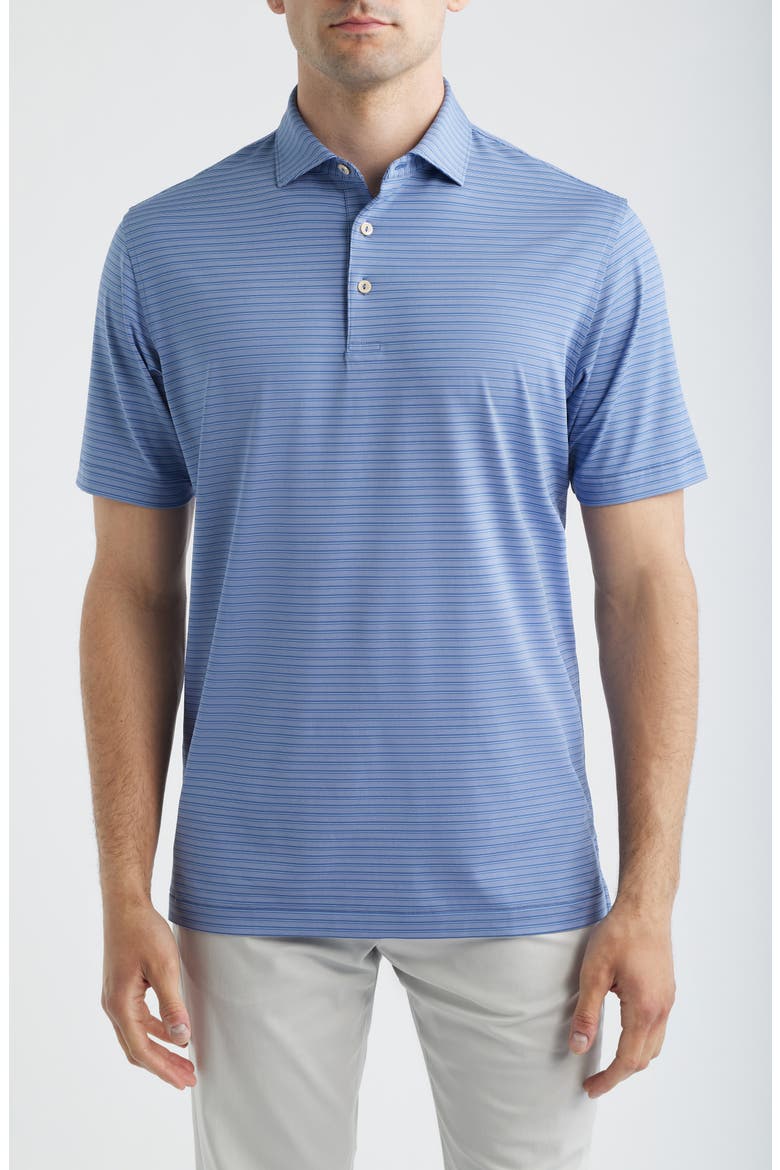 Rowe Performance Jersey Golf Polo, Main, color, BALI BLUE