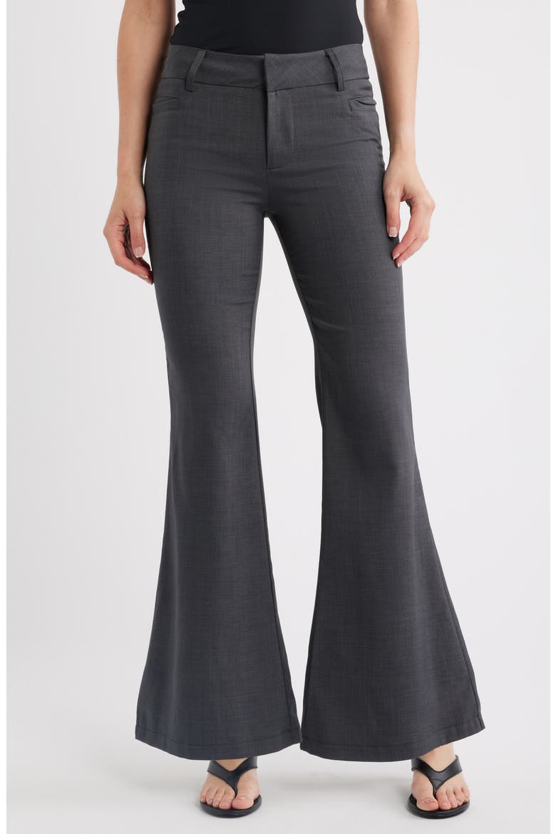 Amber Flare Pants, Main, color, GREY