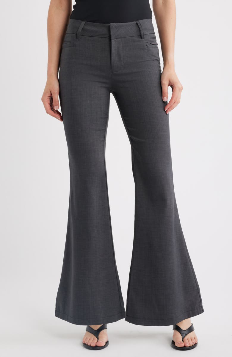 NIKKI LUND Amber Flare Pants, Main, color, Grey