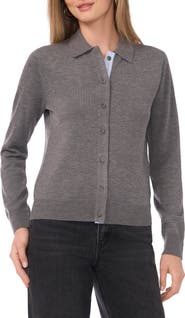 1.STATE Polo Cardigan