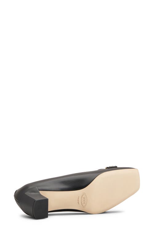 TOD'S TOD'S BARRETTA BLOCK HEEL PUMP