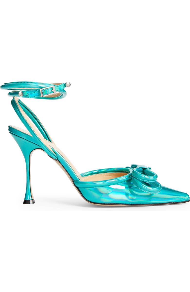 Mach & Mach Double Bow Ankle Strap Pump, Alternate, color,