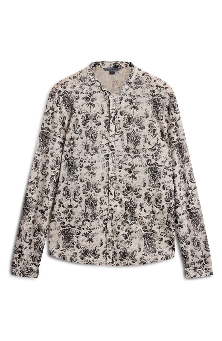 John Varvatos Padria Regular Fit Linen Button-Up Shirt, Alternate, color, 