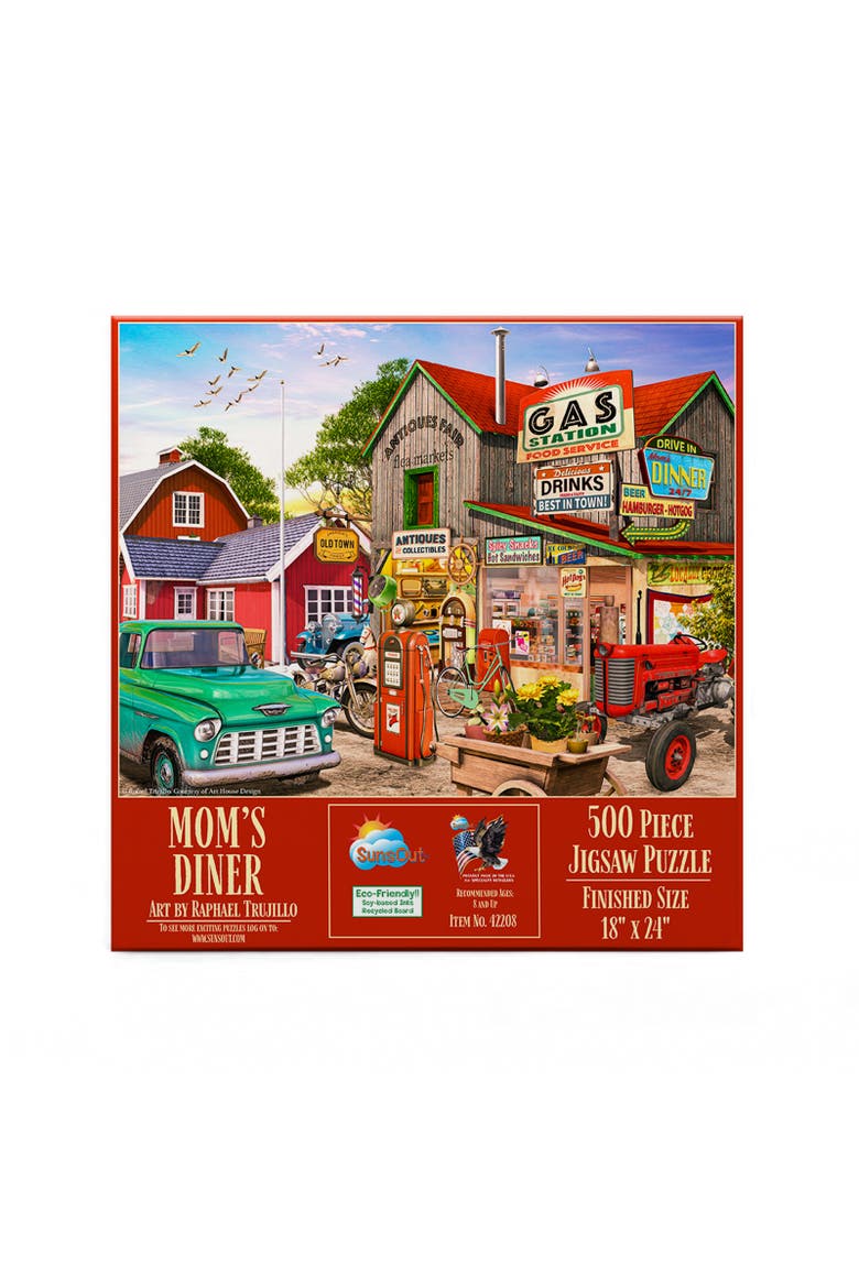 Mom's Diner 500 piece Jigsaw Puzzle for Adults, Alternate, color, Multicolor