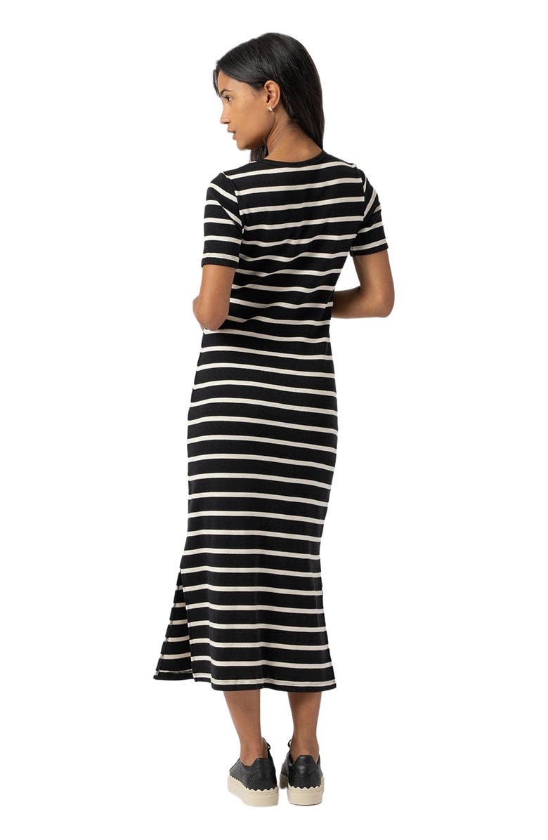 Saint + Sofia Helena T-Shirt Dress, Alternate, color, Black