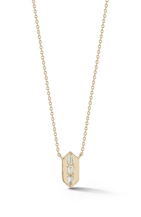 Sadie Diamond Pendant Necklace