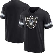 FANATICS Men's Fanatics Branded Black Las Vegas Raiders Jersey Tackle V-Neck T-Shirt