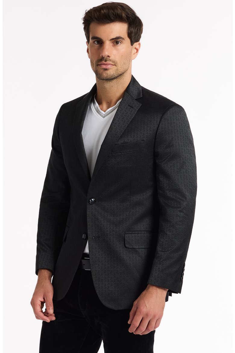 Marengo Woven Blazer, Alternate, color, BLACK