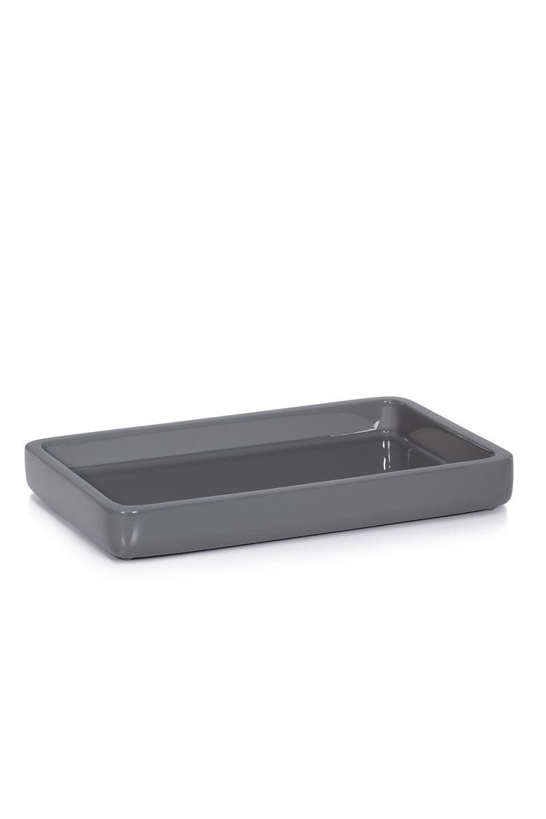 Domus Gray Gloss Tray, Main, color, GREY