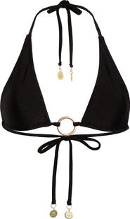 Kulani Kinis Ring Halter Bikini Top