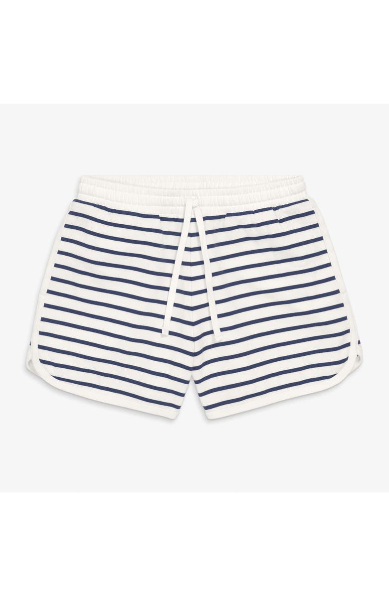 Primary Women's Fit Stripe Short, Main, color, Sunwashed Navy Ivory Stripe