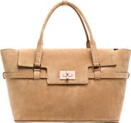 Max Mara Margaux Soft Suede Tote