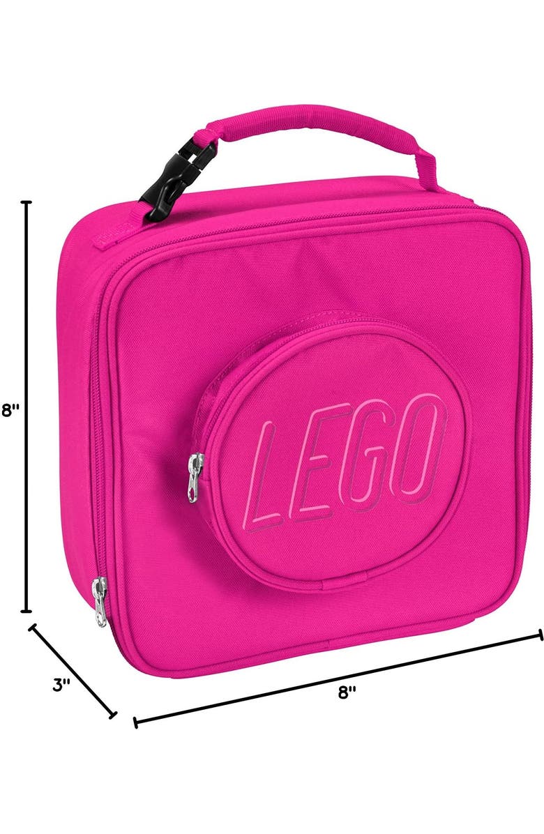 HAIKU LEGO Brick Lunch, Alternate, color, Pink